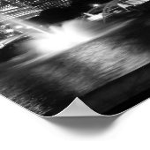 Poster Niveaux de gris Grant Park Chicago (Coin)