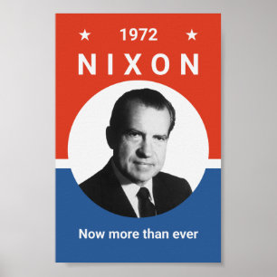 Poster Nixon - Plus Que Jamais - 1972