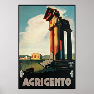 Poster Nizzoli Agrigento Sicily Italy