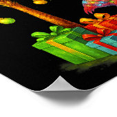 Poster Nk Flamingo Christmas Palm Tree Trocal Xmas  (Coin)