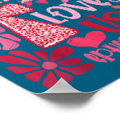 Poster Nk Floral Oh How He Loves Us Boho Bible Verse Chri (Coin)