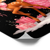 Poster Nk Reindeer Coquette Bow Christmas Tree Pajamas Gi (Coin)