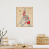 Poster No 6 Signes Temblores de distribution (Cuisine)