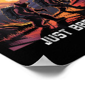 Poster No Bad Trails Just Bad Knees Retro Hiking Bears Fu (Coin)