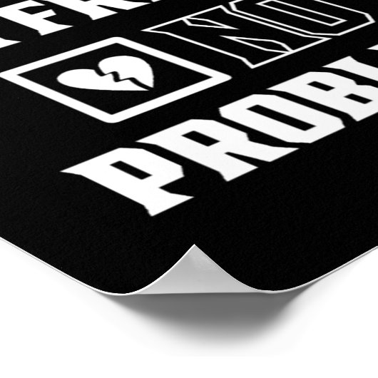 Poster No Boyfriend No Problem Sarcasm Valentine Valentin (Coin)