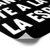 Poster No Cedas Ante Las Mentiras (blanc) (Coin)