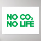 POSTER NO CO2 PAS DE VIE (Devant)