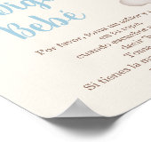 Poster No Digas Bebé letrero para Baby shower (Coin)