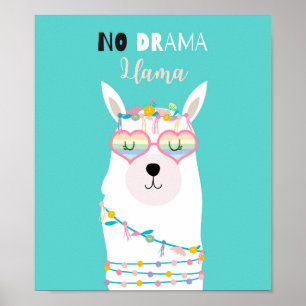 Poster No Drama Llama