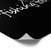 Poster No Fishing Today Funny Sad Stick Figure B Fishing (Coin)