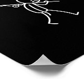 Poster No Fishing Today Funny Sad Stickman Fishing Lover  (Coin)