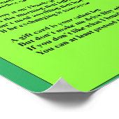 Poster No For Christmas Poem (Coin)