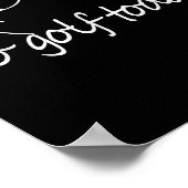 Poster No Golf Today Funny Sad Stickman Golfer Golfers Me (Coin)