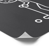 Poster No Golf Today Funny Sad Stickman Golfing Golfer Me (Coin)