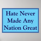 Poster No Great Nation Hates (Devant)