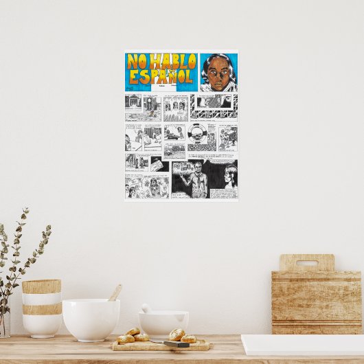 Poster No Hablo Español (Cuisine)