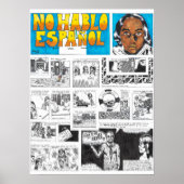 Poster No Hablo Español (Devant)