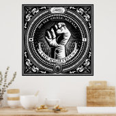 Poster No Ill tombe sur le bon imprimé (Cuisine)