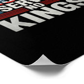 Poster No King Patriotic Freedom No Kings In America Retr (Coin)