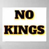 POSTER NO KINGS (Devant)