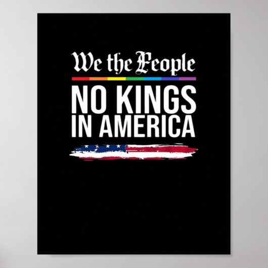 Poster No Kings Day Classic Patriotic Style (Devant)