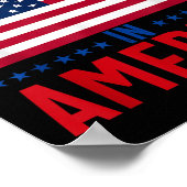 Poster No Kings In America Flag Protest Save Democracy (Coin)