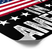 Poster No Kings In America Flag Protest Save Democracy 9 (Coin)