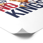 Poster No Kings In America Funny America Has No King Poli (Coin)