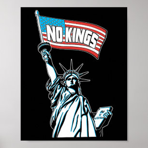 Poster No Kings In America Save Democracy I dissident Ant