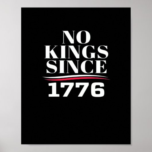 Poster No Kings In America Since 1776 #1 Classic (Devant)