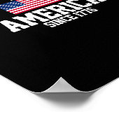 Poster No Kings In America USA Flag Retro Cool Style (Coin)