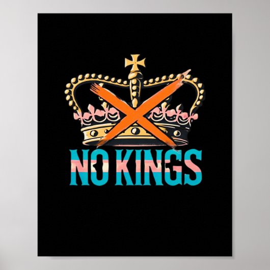 Poster No Kings No Oligarchs  (Devant)
