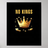 Poster No Kings. Simple Yet Impactful Visual Of A Destroy (Devant)