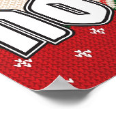 Poster No Lift No Gift - Christmas Gym - Père Noël Workou (Coin)