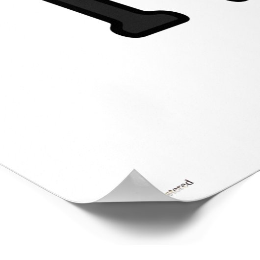 Poster No Math Zone... (drôle) (Coin)