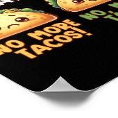 Poster No More Tacos - Ponctuation S Sticker (Coin)