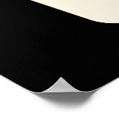 Poster No racism with rubins vase (Coin)