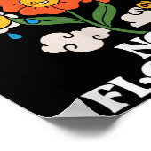 Poster No Rain No Flowers _ Rainbow Nature _ Motivation  (Coin)