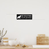 Poster No Soliciting See Dog For Details Alaskan Malamute (Cuisine)