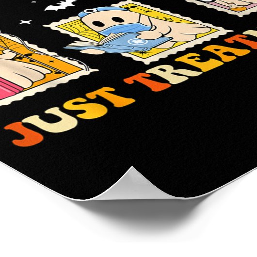 Poster No Tricks Just S Funny Halloween Ghost Nursing (Coin)