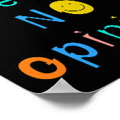 Poster No Uterus No Opinion Feminist Women's Right (Coin)