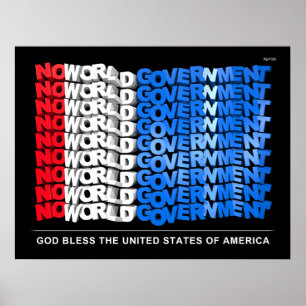 Poster No World Government
