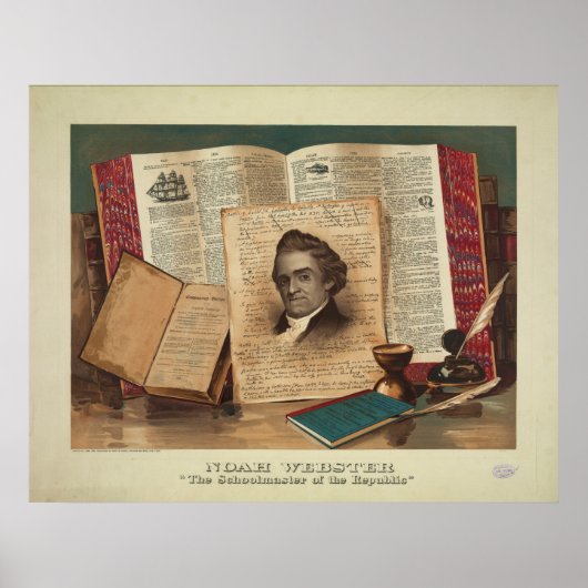 Poster Noah Webster L'Ecole Maître de la République (Devant)