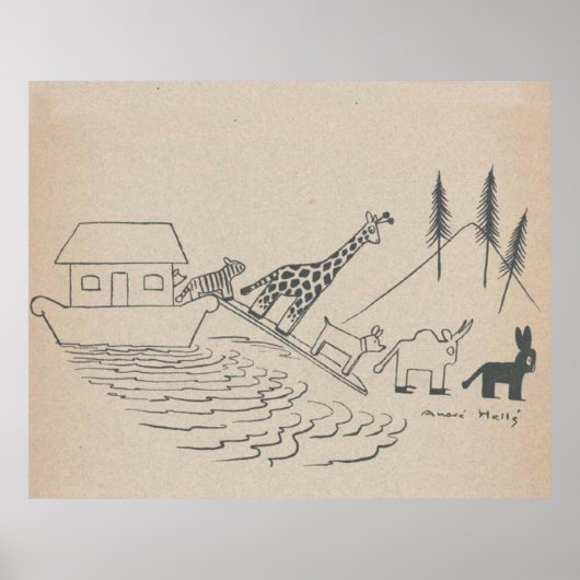 Poster Noah's Ark Art Print (Devant)