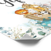 Poster Noah's Ark Greenery Anniversaire Baptême Cartes &  (Coin)
