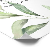 Poster Noah's Ark Greenery Baptism Seating Chart (Coin)