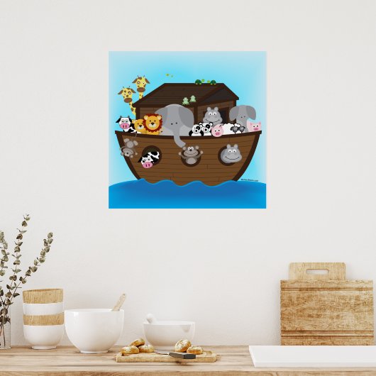 Poster Noah's Ark Print (Cuisine)