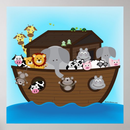 Poster Noah's Ark Print (Devant)