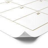 Poster Noah's Ark Rainbow Pink Guess Baby's due Date Jeu (Coin)