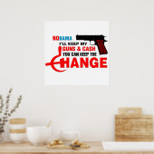 Poster NOBAMA - Gardez Le Changement ! (Cuisine)